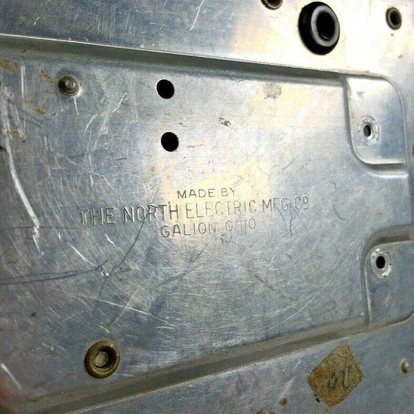 Vtg Black Rotary Desk Phone The North Electric MFG Co-Plug NOT Modern Connection - Picture 12 of 12